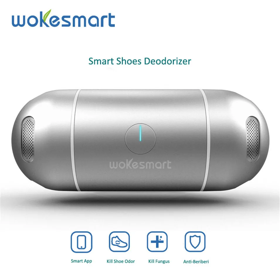 Цена Wokesmart интеллектуальные Дезодоратор озона приложение Дистанционное управление обувь дезодорант запах удалить Bluetooth 4.0 IOS Android