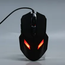 Игровая мышь геймер проводной светодиодный светильник 2400 dpi оптическая USB эргономичная профессиональная геймерская игровая мышь с металлической пластиной компьютерные мыши для ноутбука