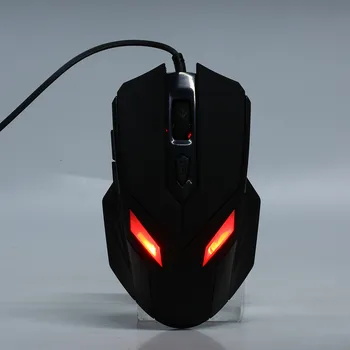

Gaming Mouse Gamer Wired LED Light 2400DPI Optical USB Ergonomic Pro Gamer Gaming Mouse Metal Plate Computer Mouses For Laptop