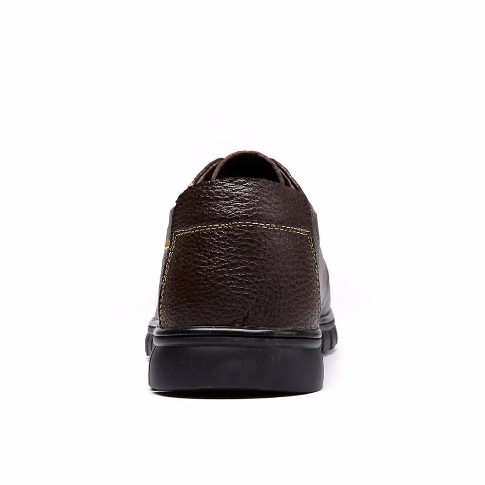 ZJNNK/ дизайн; мужская кожаная обувь; мужские оксфорды из коровьей кожи; Цвет черный, коричневый; повседневная мужская кожаная обувь на шнуровке; zapatos hombres
