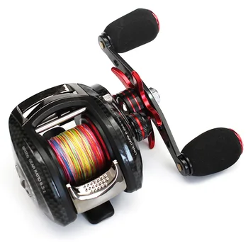 

Fishing Baitcasting Reel 12+1 Bearings 6.3:1 Speed Metal Bait Casting Spinning Reel Handle Knob Smooth Wire Wheel Reels Pesca