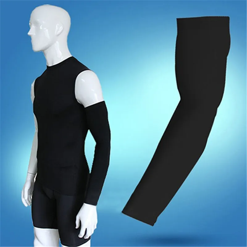 1PC Sports Men Arm Warmers Long Sleeve Elastic Basketball Armbands