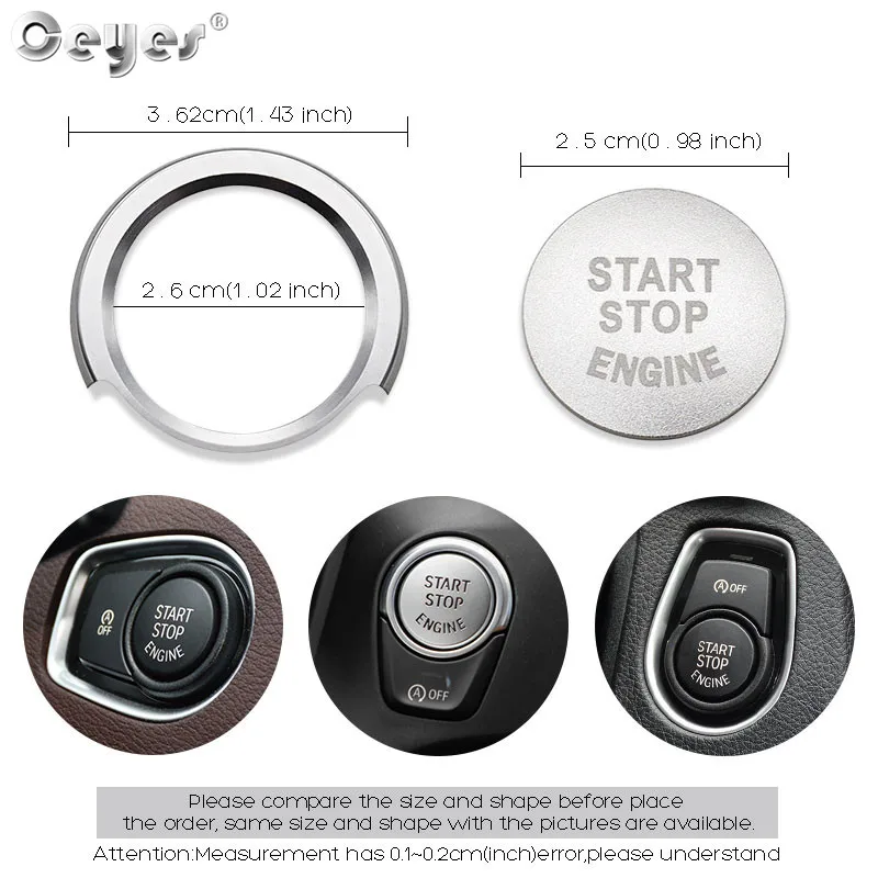 Start Engine Button Ring for BMW (4)