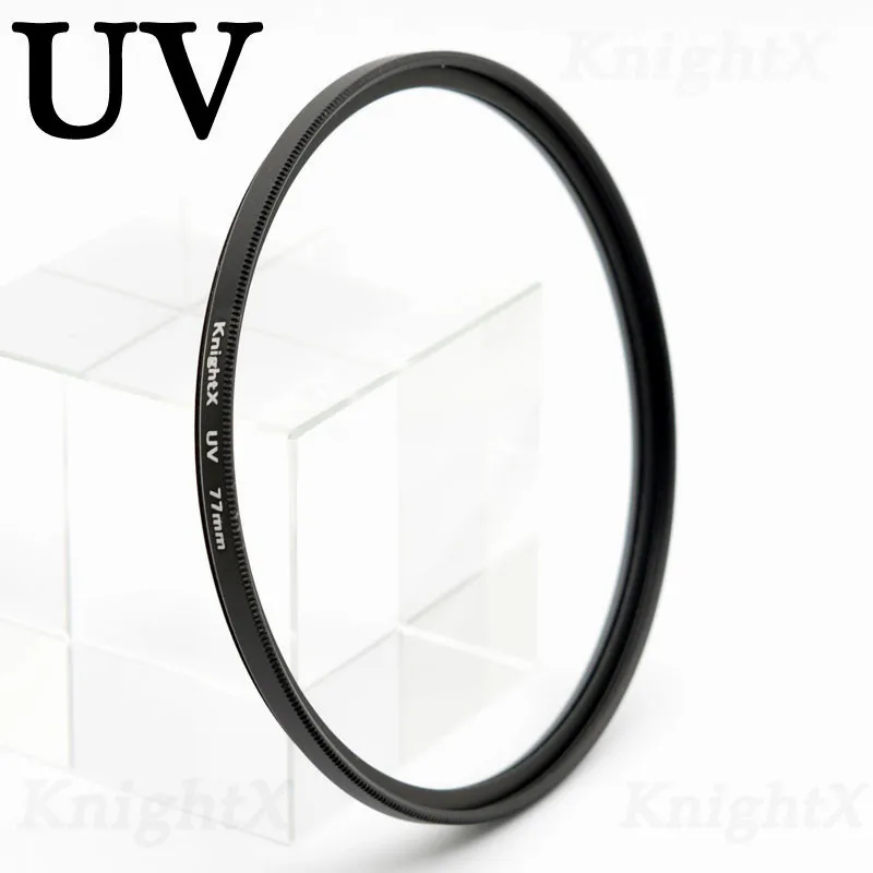 KnightX FLD UV ND Star фильтр для объектива камеры для canon sony nikon 49 52 55 58 62 67 72 77 мм d5300 набор цветов Фотография 2000d - Цвет: UV