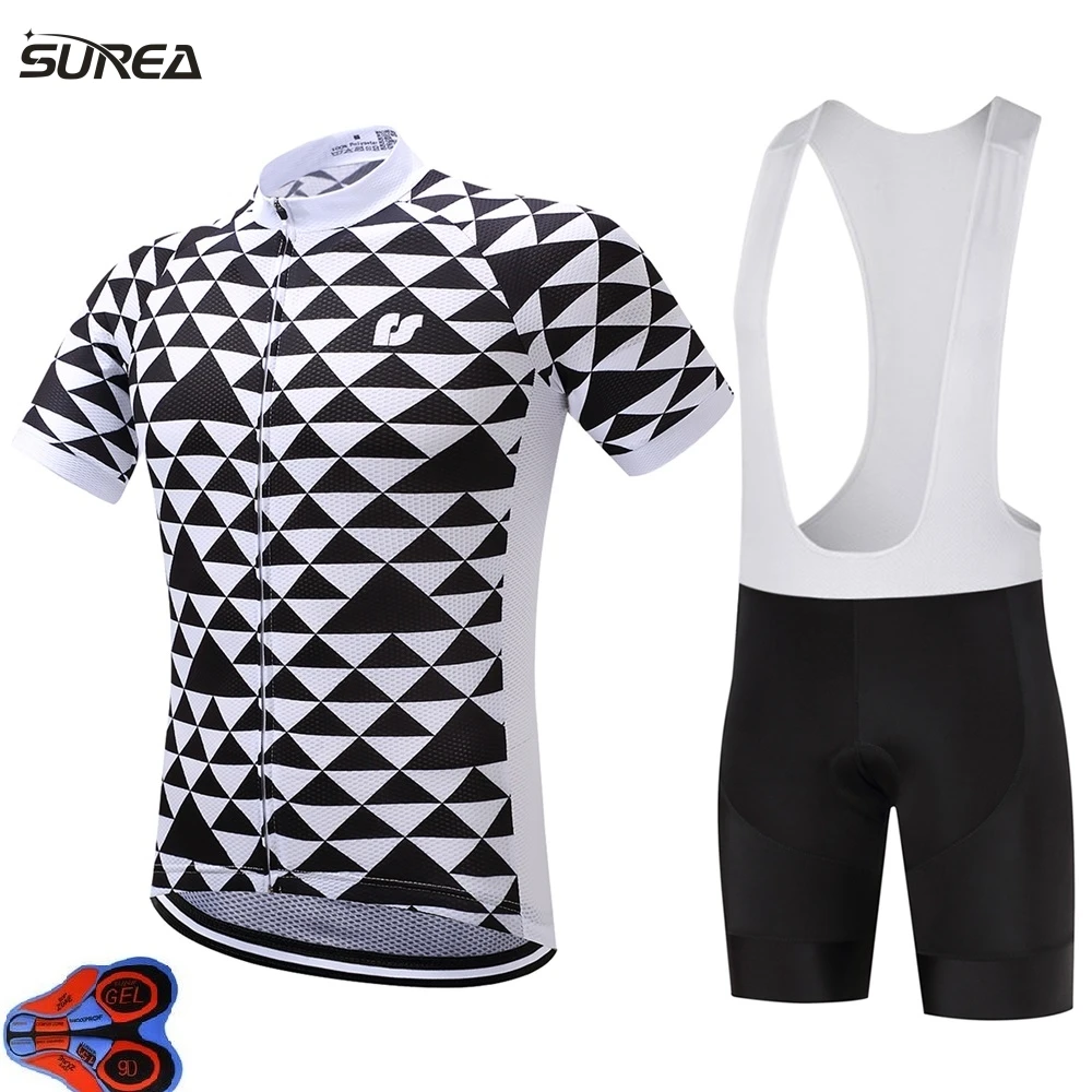 

2017 new team cycling Jersey cycling clothing set Roupa Ciclismo 100% Polyester Cycle jerseys With Gel Pad Shorts pants for MTB