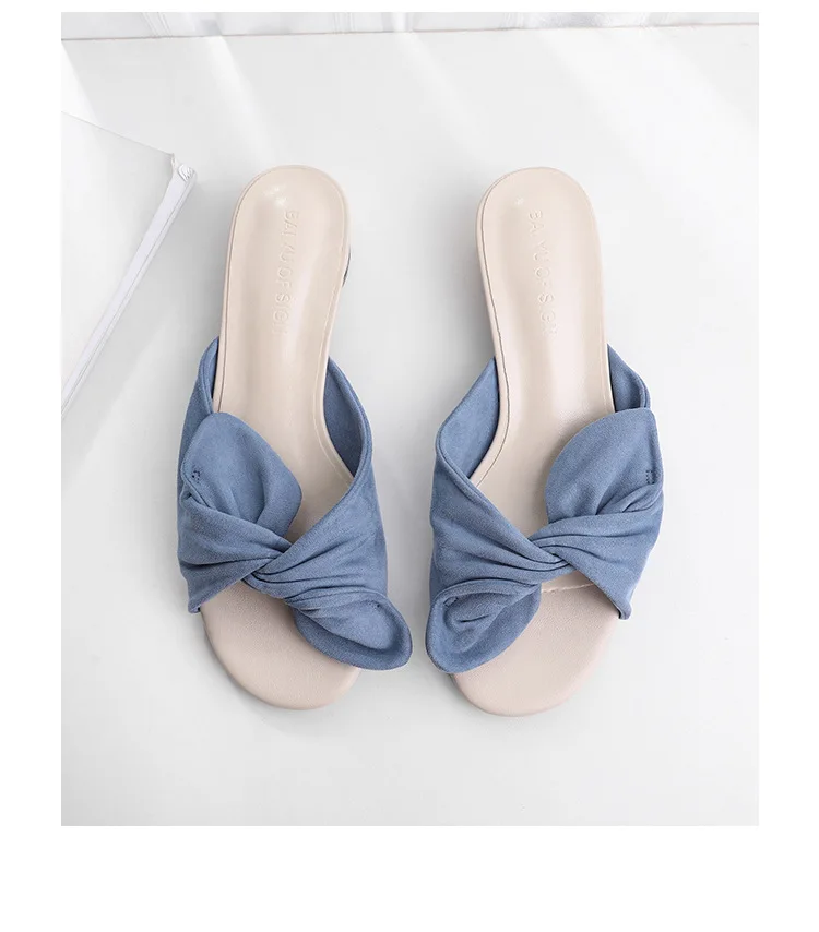 Брендовые Дизайнерские Большие босоножки на завязках на низком каблуке летние женские сандалии-гладиаторы из мягкого флока пляжные шлепанцы Уличная обувь y857