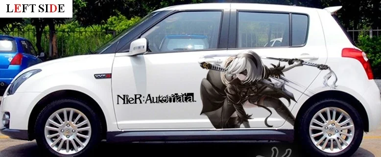 

LEFT SIDE Car Stickers and Decals Tailor-made Nier Japanese Cartoon Anime Whole Body Sticker High Quality