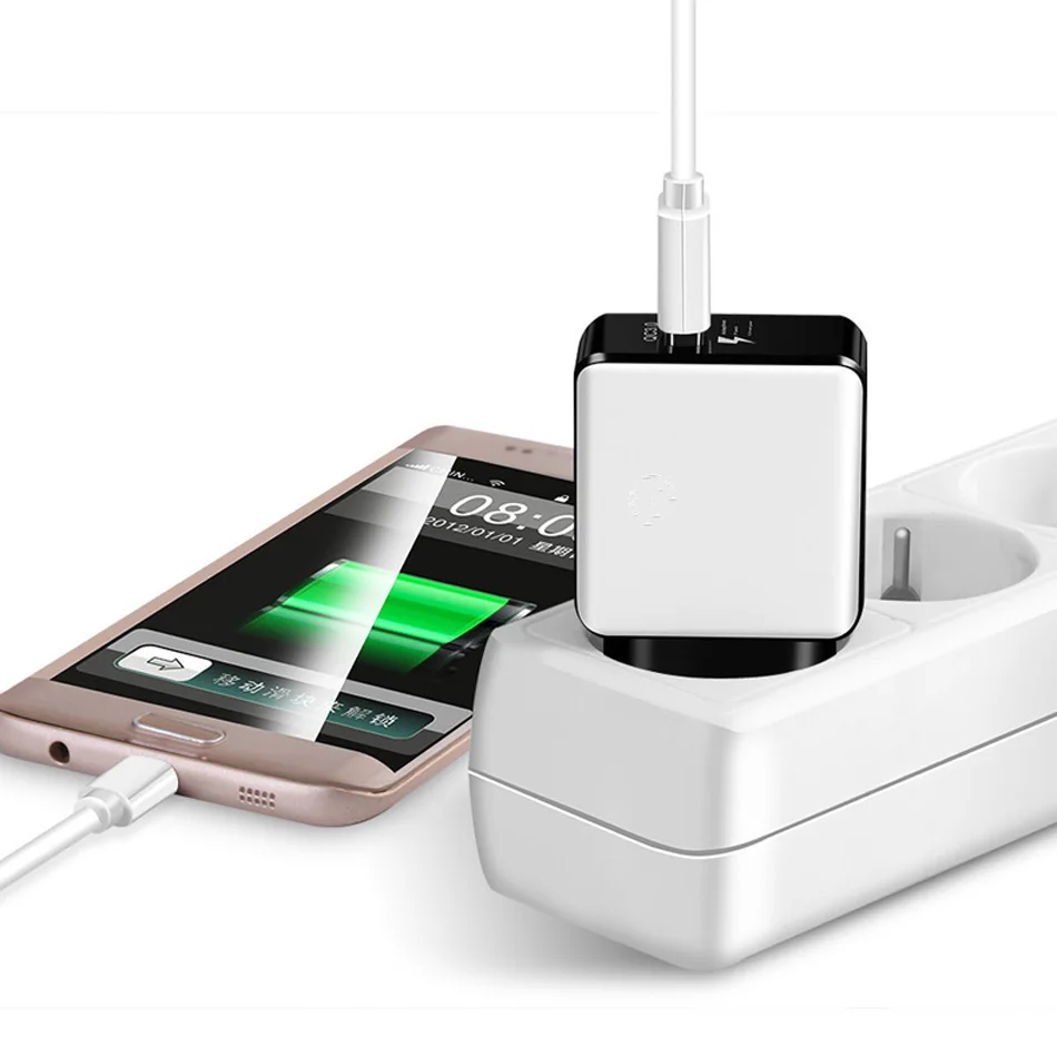 Fiuzd 18W Quick Charger for Samsung Galaxy s9 s10+ s8 7 Fast QC 3.0 Charger for iPhone X 8 7 6s USB Charger for huaweiMAX mate 20 pro lite6