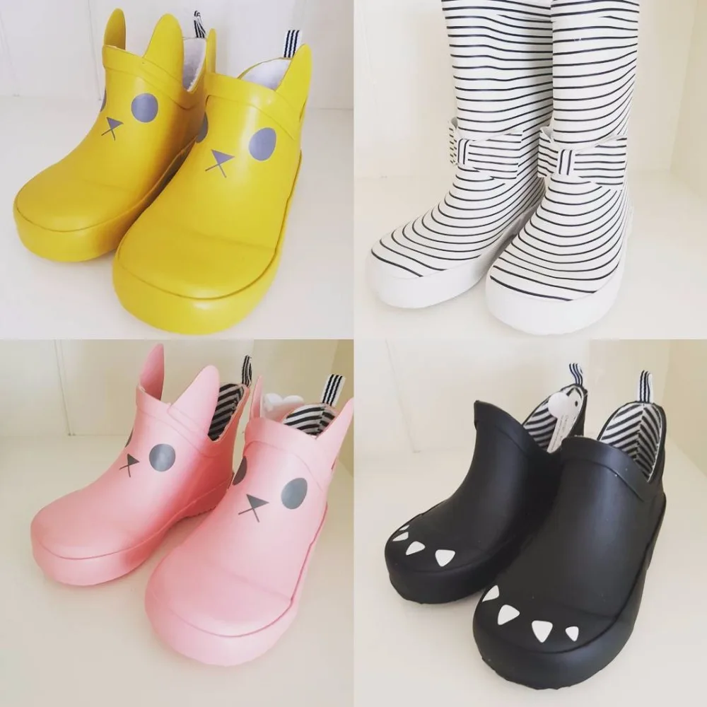 2018 spring summer bobo choses kids boots kids rain boots boys shoes girls shoes kid cartoon boots