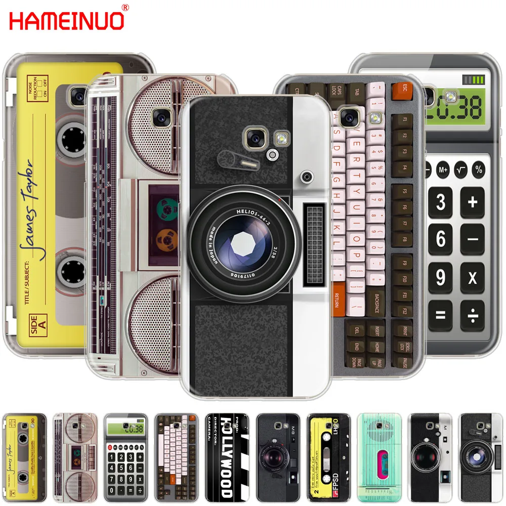 ريترو كاميرا كاسيت Boombox حاسبة لوحة المفاتيح غطاء إطار هاتف محمول لسامسونج غالاكسي A3 A310 A5 A510 A7 A8 A9 2016 2017 2018 ريترو كاميرا كاسيت Boombox حاسبة لوحة المفاتيح غطاء إطار هاتف محمول لسامسونج غالاكسي A3 A310 A5 A510 A7 A8 A9 2016 2017 2018