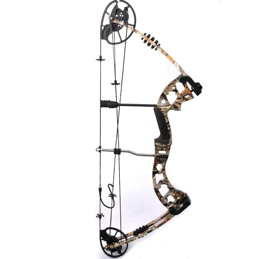 Composto para Caça Par de Liga de Alumínio com Arco Polia para 20-70 Composto Libras Arco Tiro 1 10 Cheap Arco e flecha