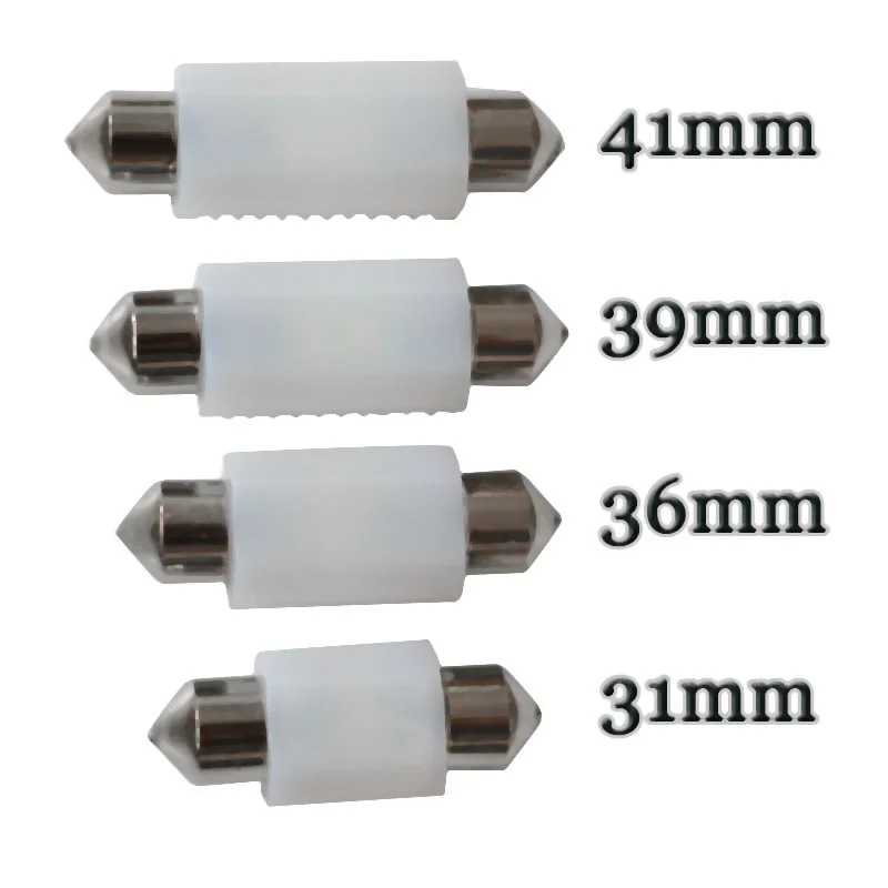 1 шт. Автомобильные светодиодные лампы белого цвета 31 мм 36 39 41 Festoon 3030 2 SMD