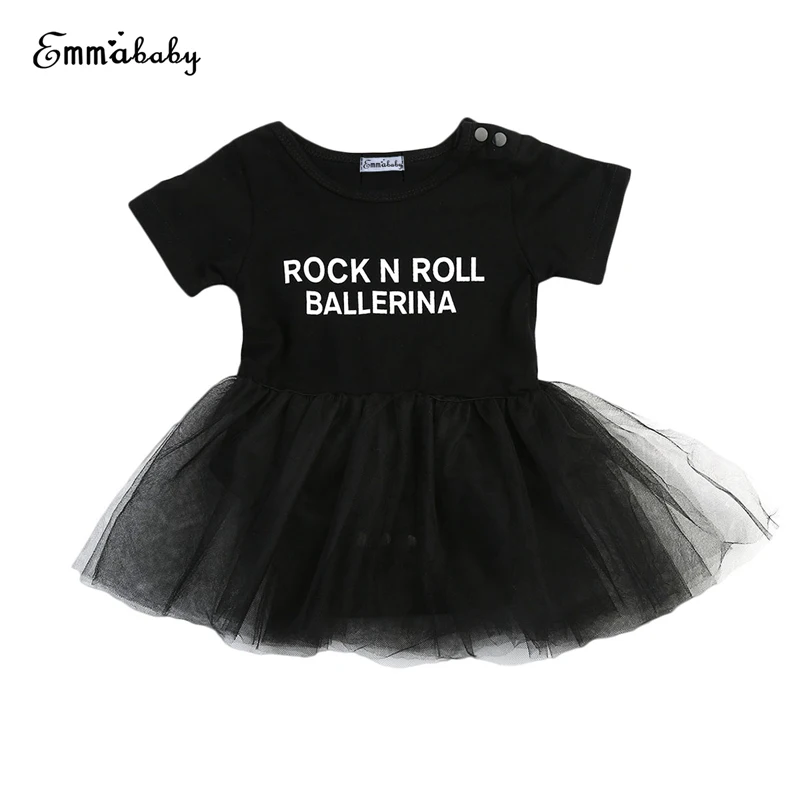

Newly Fashion Lovely Newborn Baby Girls Black Tulle Bubble Dress Adorable Cute Romper Ballet Dress Bodysuit Outfits 1pcs Clothes
