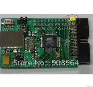 

ARM7 AT91SAM7S128 module 7S64 mini develop board with wiggler HJTAG ARM