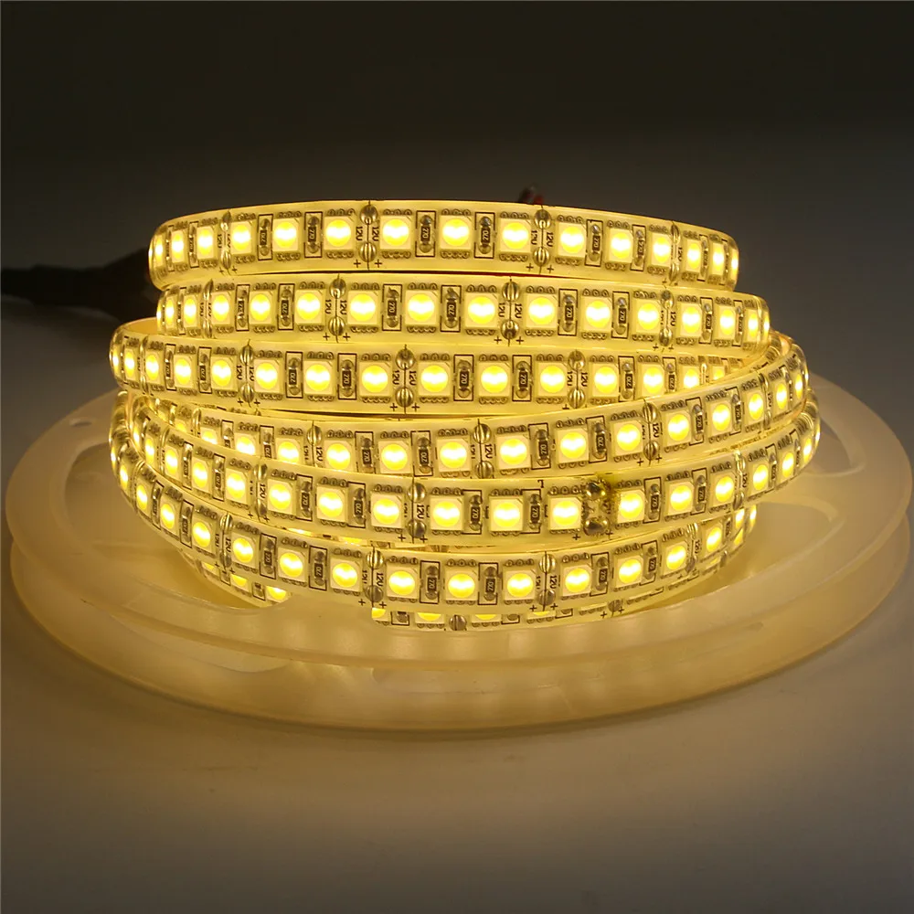 5 м 600 светодиодов Светодиодная лента 12 в RGB Водонепроницаемая 5050 SMD Диодная гибкая