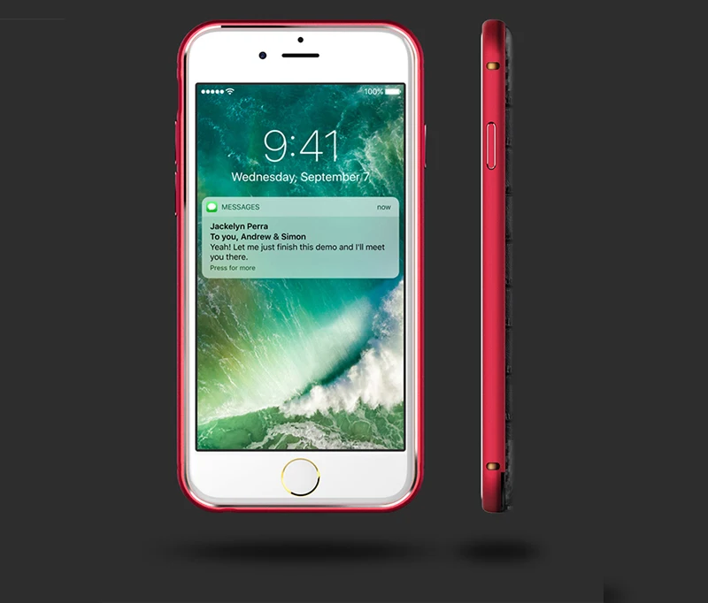 Для iPhone 7 натуральная кожа тонкая батарея зарядное устройство чехол для 8