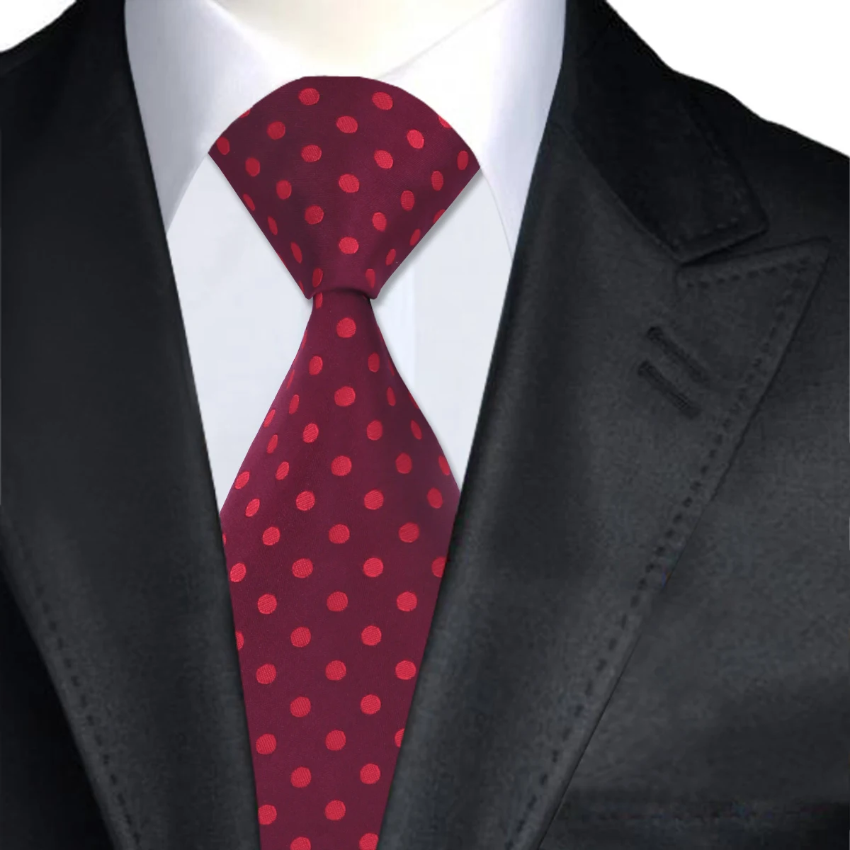 A 1521 Hi Tie 2017 New Red Dot Neck Ties For Men Wedding Business