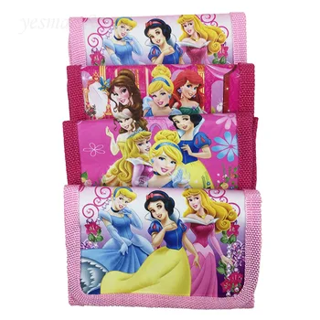 

12pcs 11.5*7.5cm Mixed loading six Princess Mini Coin Purse Money Bag Wallet Kid Birthday Party Supplies Decoration Party Favors