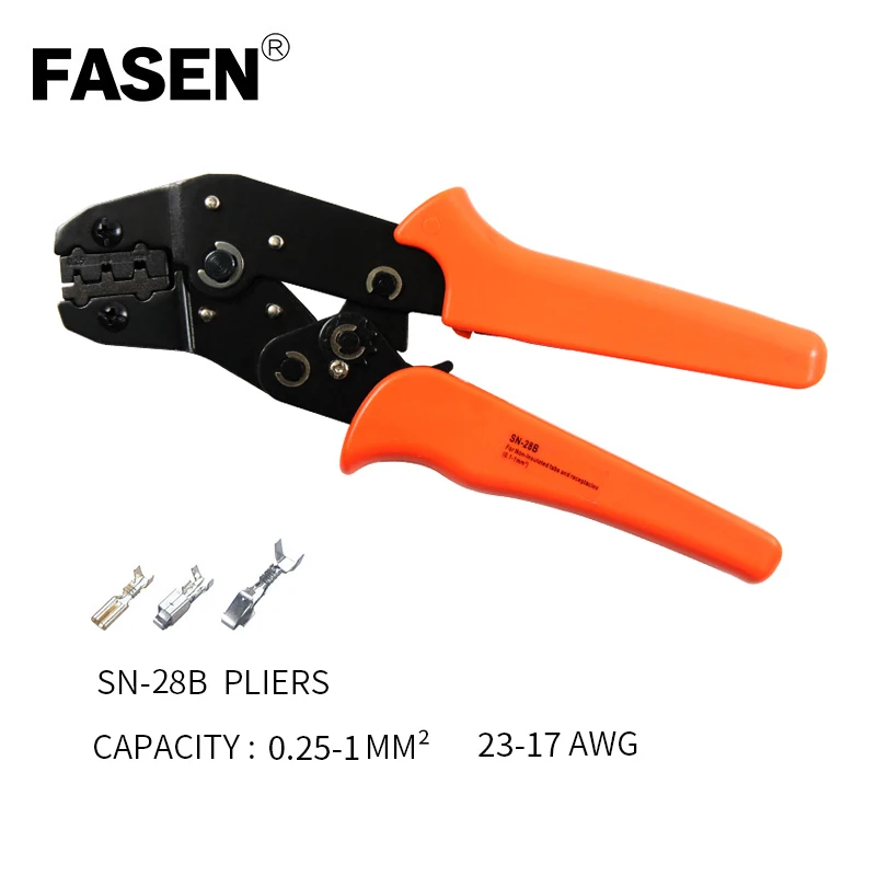0.25-2.5mm² Crimping Pliers Lashing Pliers Wire End Pliers Crimping Pliers Tool 