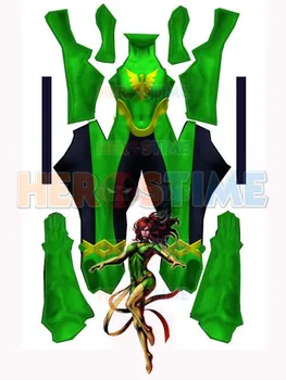 

X-men Blue Young Phoenix Superhero Costume 3D Print Cosplay Costume Spandex Zenati Bodysuit Halloween costume for woman