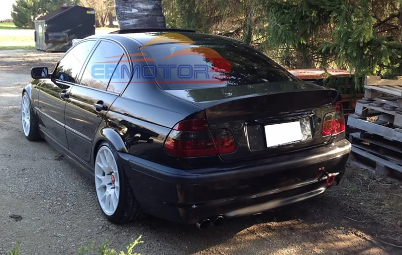 ebmotor-com OEM CSL STYLE REAL CARBON FBIER TRUNK FOR BMW E46 4D Sedan 2000-2006  2_5433