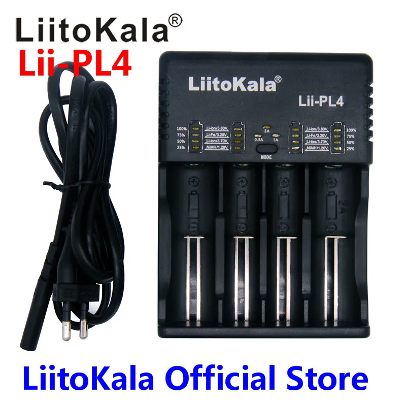 Beste NIEUWE LiitoKala lii PL4 1.2 v 3.7 v 3.2 v 3.85 v EEN AAA 18650 18350 26650 10440 14500 16340 niMH batterij slimme lader