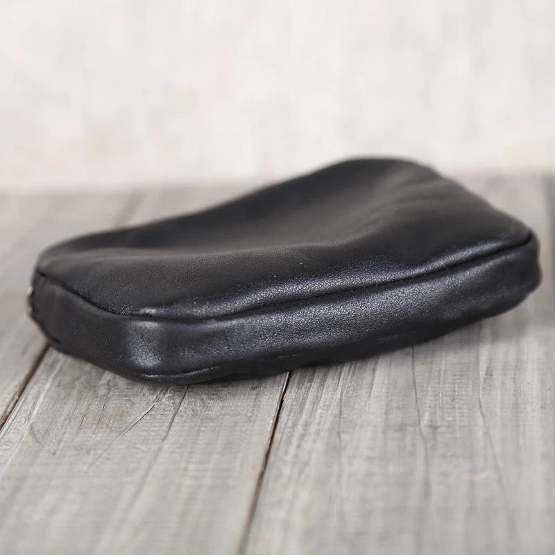 AETOO мужской короткий кожаный бумажник из воловьей кожи сумка для монет леди вмещает