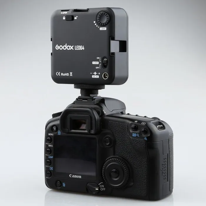 Godox светодиодный 64 фото камера свет лампы видео для Nikon Canon sony цифровая камера видеокамера DV