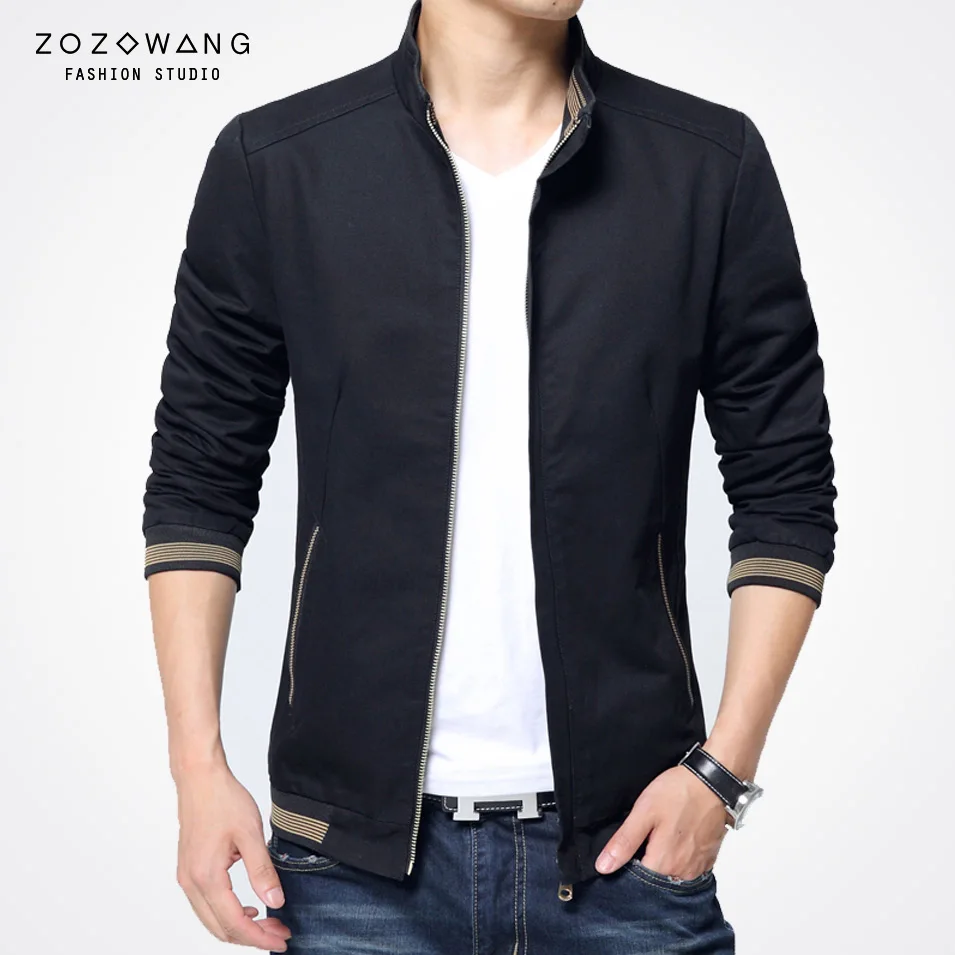 Zozowang men jacket jacket casual jacket cotton army outdoor collar baseball shirt