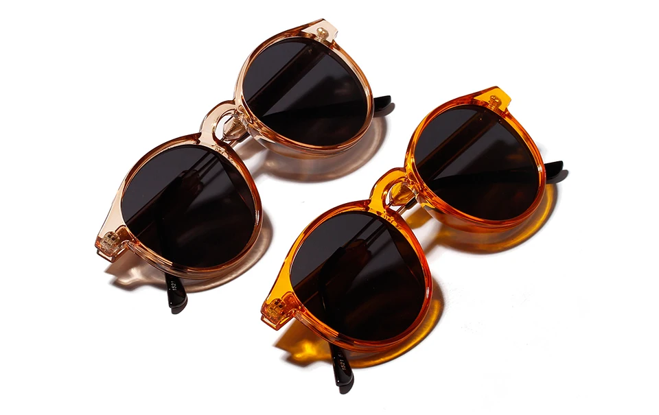 OVZA женские солнцезащитные очки в стиле ретро прозрачные круглые мужские солнцезащитные очки винтажные круглые очки Брендовые классические lentes de sol mujer S1090