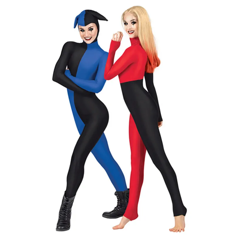 Cosplay&ware Anime Harley Quinn Cosplay Costumes Woman Movie The Joker Suit Jumpsuits Spandex Halloween Party Adult Kids Girl -Outlet Maid Outfit Store HTB1WY03BwKTBuNkSne1q6yJoXXat.jpg