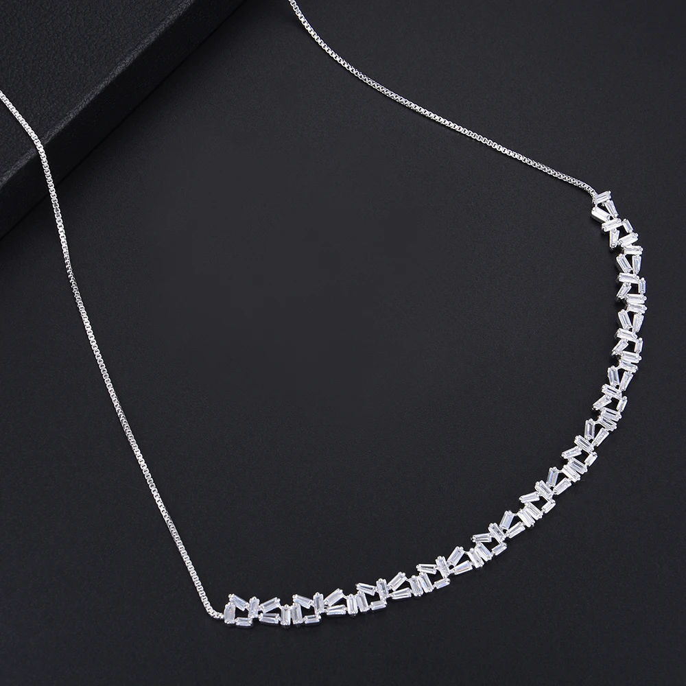 

Fashion Geometry Necklace For Women Wedding Engagement Jewlery