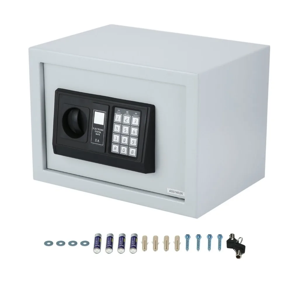 

Newest Practical Safe Deposit Property Box Safety Combination Code Locking Storage Money Cash Coins Treasure Box Na-50-EA