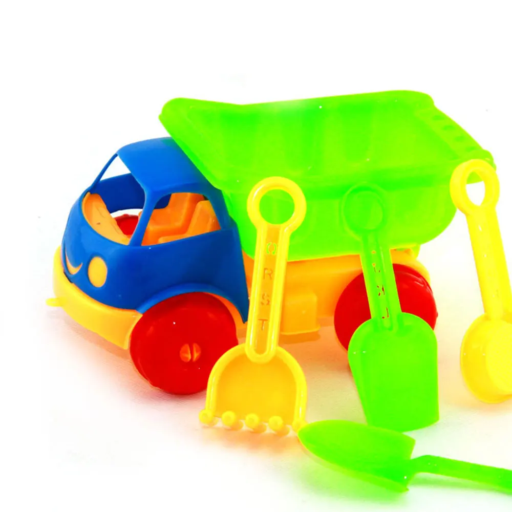 

11 Pcs Simulation ATV 3D Summer Beach Set Plaything Children Games Play Water Sand Toy Vehicle Multicolor Bathtub Toys