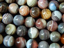 Suministros rebordear 12mm botswana agate beads chunky collar al por mayor freeshipping