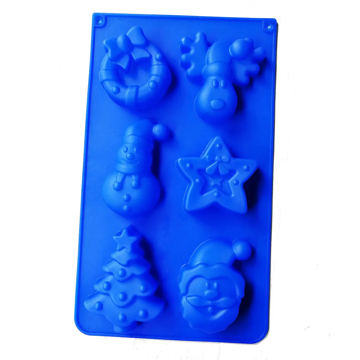 

Christmas silicone mold cake decorate chocolate mold 6 hole Craft Soap Making Silicone Mold