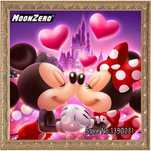 

2018 New Love Mickey Fashion 5D Diy Diamond Square or Round Diamond Cross Mosaic Home Decor Diamond Embroidery WYZ18614