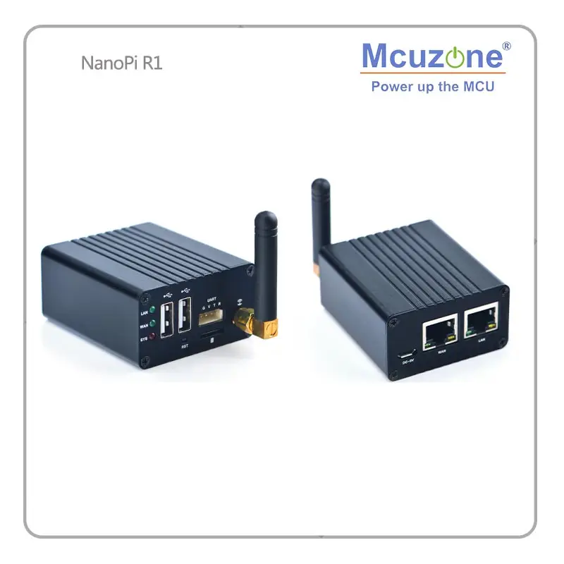  FriendlyELEC NanoPi R1 Allwinner H3 Gbps Ethernet de Wifi Bluetooth GSM cortex-A7 ETHERNET 8GB eMMC