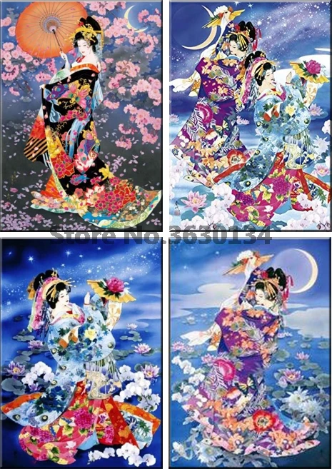 Diamond Painting Japanese Beauty DIY Diamond Embroidery Full Square