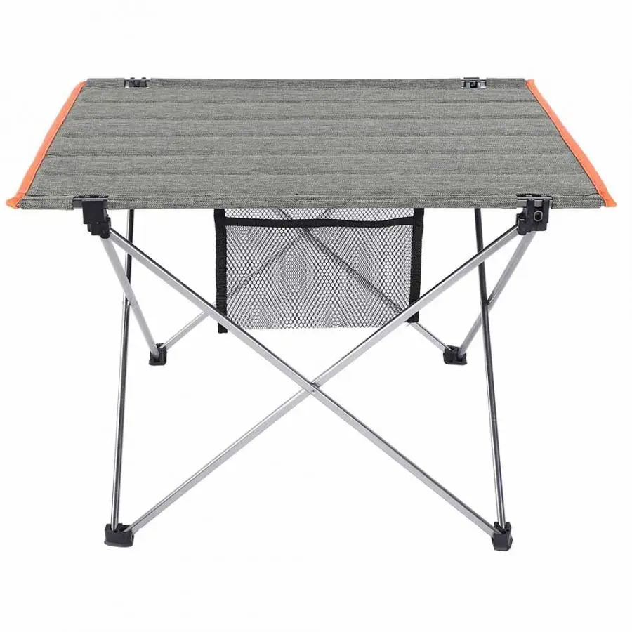 

57*42*40cm Portable Camping Folding Desk Lightweight Aluminium Alloy Camping Table Picnic Barbecue Desk Table Outdoor Tools