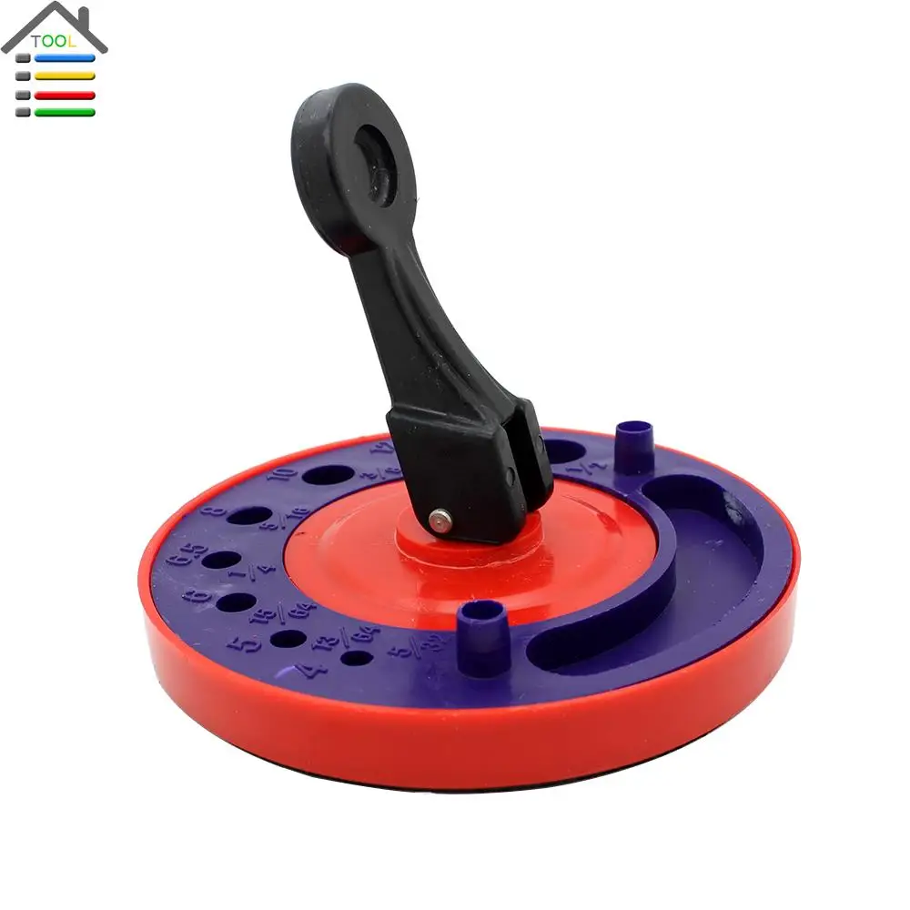 Suction Cup Tile Glass Hole Saw Jig Pocket Guide Locate Vacuum Base For