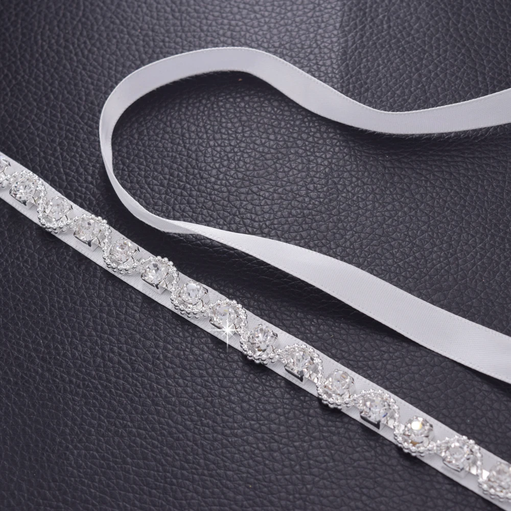 rhinestone sew on belt for wedding dress (7)