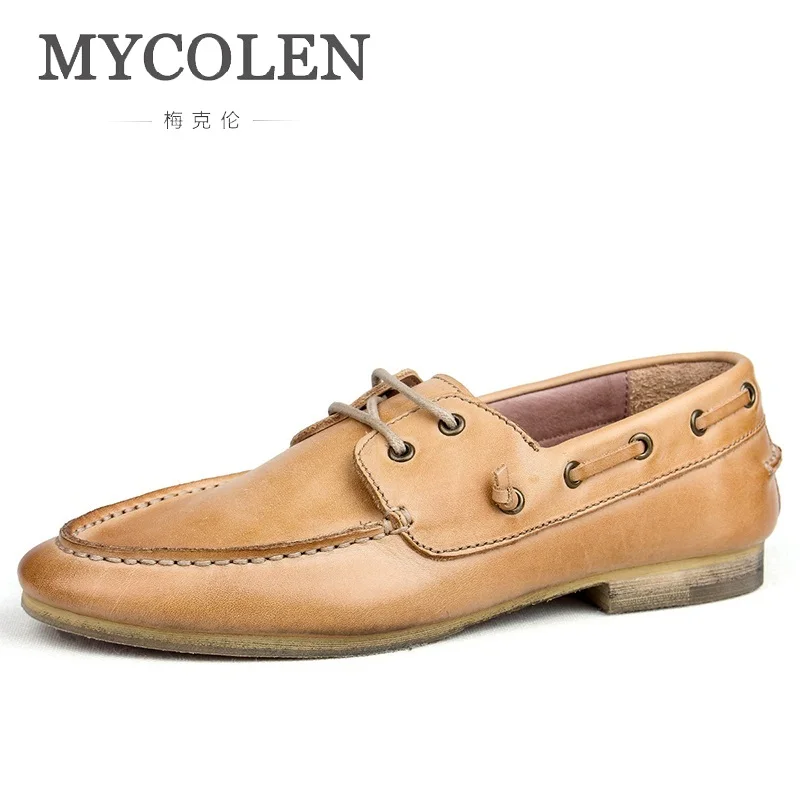 

MYCOLEN Men Driving Shoes New Brand Summer Moccasins Men Loafers Shoes Men Flats Breathable Casual Men Shoes Sepatu Kulit Pria