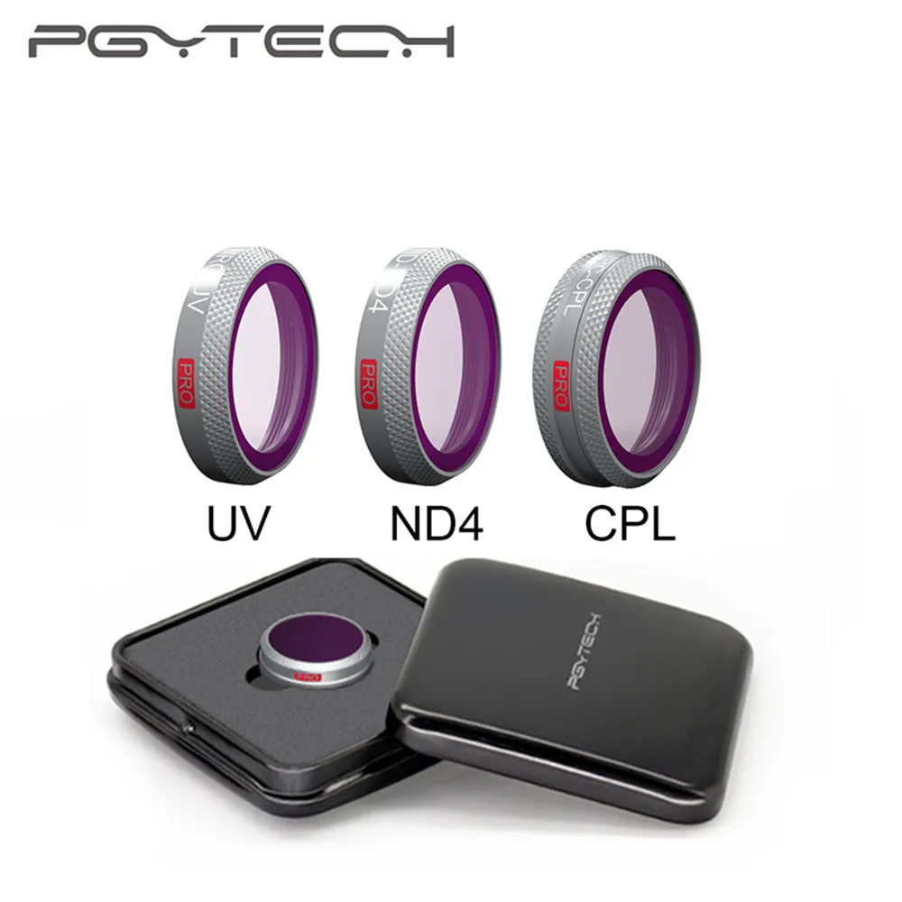 

PGYTECH DJI Mavic 2 Zoom Professional UV ND4 CPL Filter Drone Camera Lens Filter for Mavic 2 Zoom