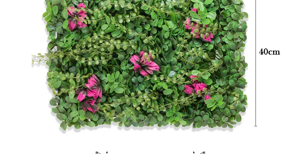 Высококачественный поддельный травяной ковер персидский/Медузы листья Diy моделирование завод отель Парк фон искусственная травяная стена украшение