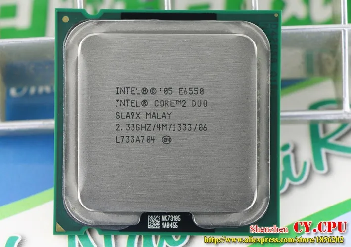 Процессор Intel Core 2 Duo E6550 cpu(2,33 ГГц/4 м/1333 ГГц) Socket 775