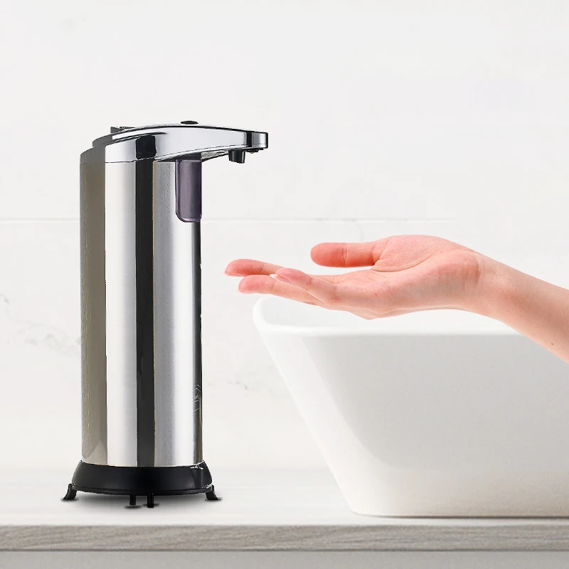 

Bathroom Stainless Steel Automatic Sensor Soap Dispenser Infrared Sensor Liquid Soap Dispenser For Multiple Occasions