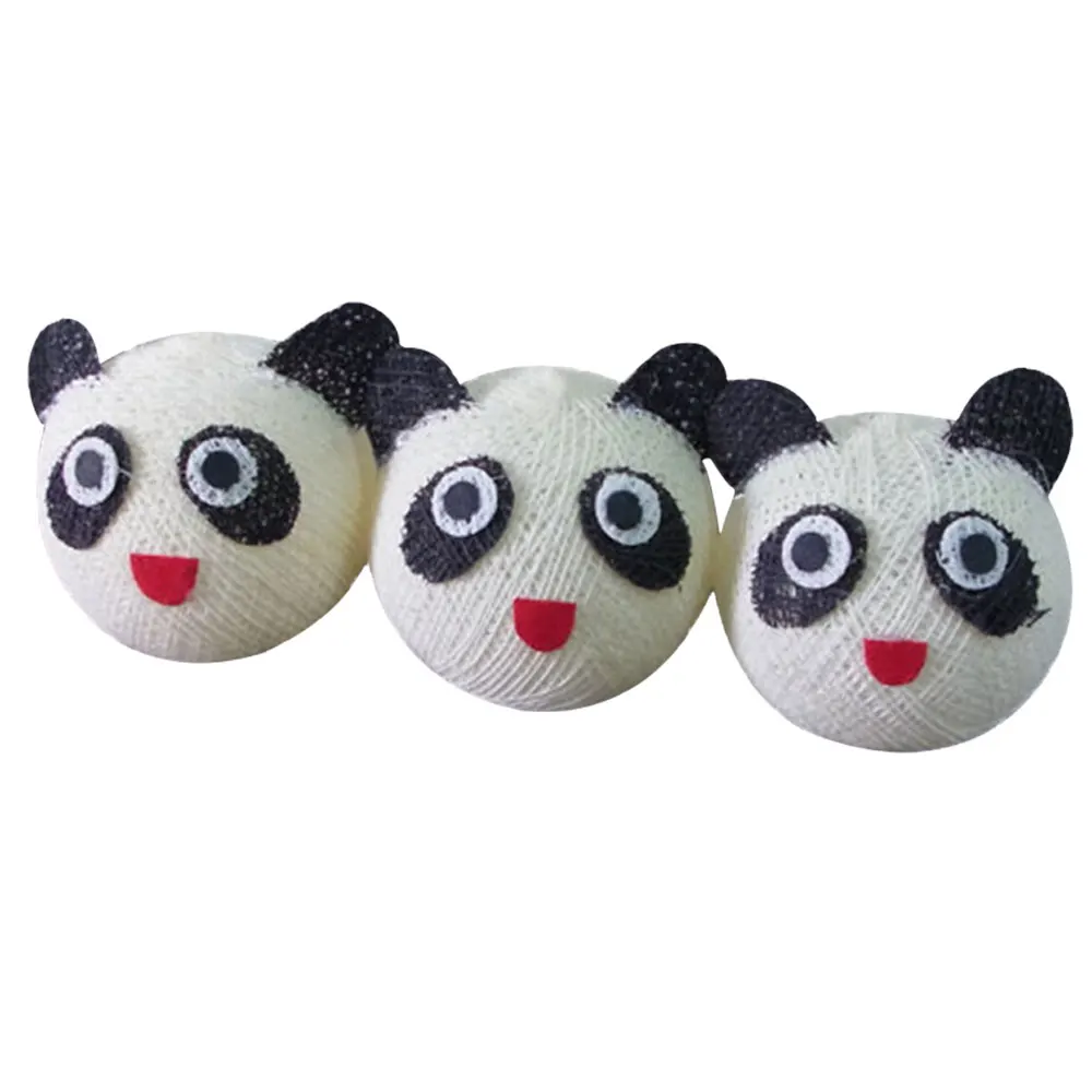 

LED Panda Light String Fairy Light Cotton Ball Party Christmas Home Decoration string lights guirlande lumineuse light chain
