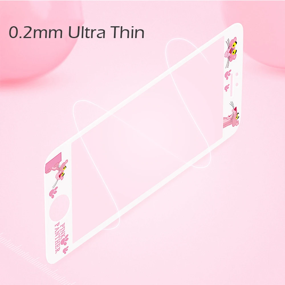 9H-HD-Tempered-Glass-Screen-Protector-For-iPhone-6-6s-Plus-7-Plus-8-Plus-Pink-Panther-Cartoon-Cute-3D-Curved-Soft-Edge-Film-SF48- (8)