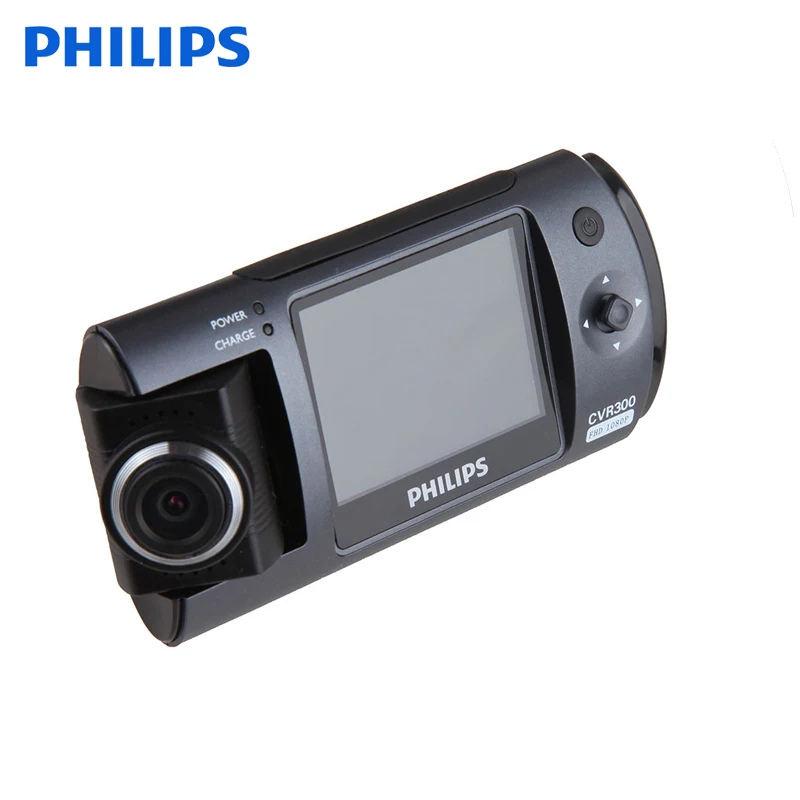 Оригинальный Автомобильный видеорегистратор Philips CVR300 Full HD с Поворотная камера